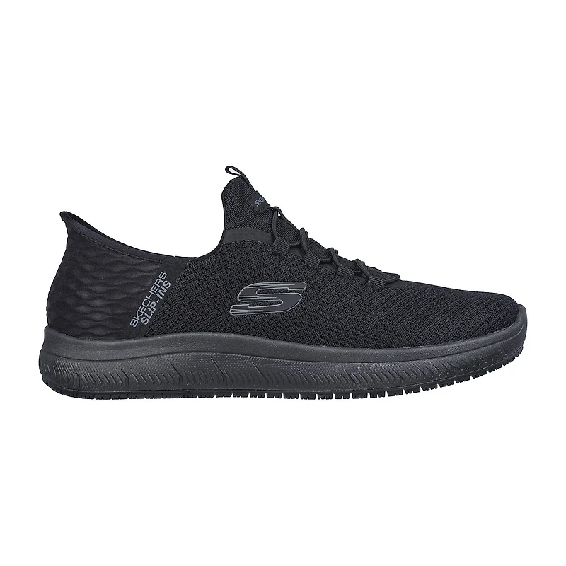 Skechers Hands Free Slip-Ins Sumits Colsin Slip Mens Round Closed Toe Work Shoes
