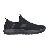 Skechers Hands Free Slip-Ins Sumits Colsin Slip Mens Round Closed Toe Work Shoes
