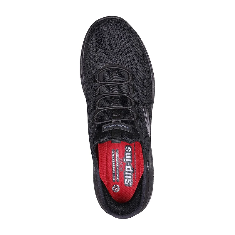 Skechers Hands Free Slip-Ins Sumits Colsin Slip Mens Round Closed Toe Work Shoes