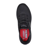Skechers Hands Free Slip-Ins Sumits Colsin Slip Mens Round Closed Toe Work Shoes
