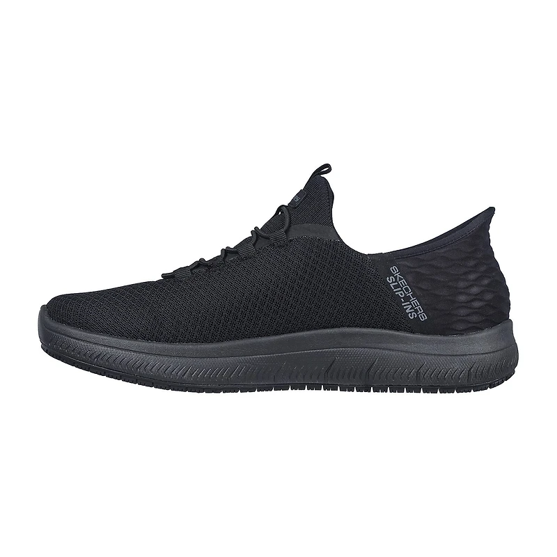Skechers Hands Free Slip-Ins Sumits Colsin Slip Mens Round Closed Toe Work Shoes