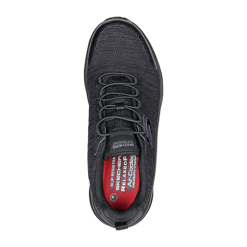 Skechers D'Lux Walker Mens Round Closed Toe Work Shoes