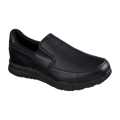 Skechers Nampa Mens Round Closed Toe Oxford Shoes Wide Width