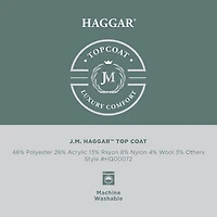 Haggar Premium Mens Lightweight Topcoat Coat