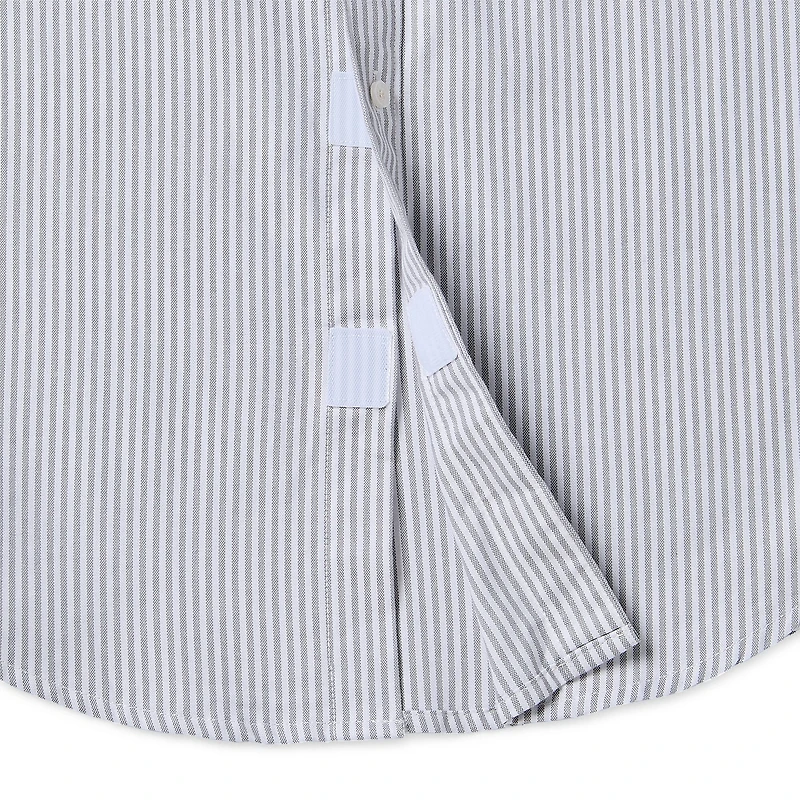 St. John's Bay Performance Oxford Dexterity Mens Easy-on + Easy-off Long Sleeve Classic Fit Button-Down Shirt