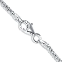 Womens Enhanced Blue Turquoise Sterling Silver 18 Inch Pendant Necklace
