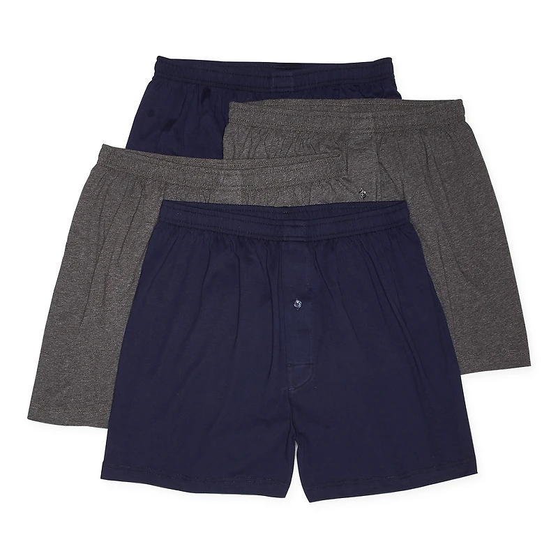 Stafford Knit Mens 4 Pack Boxers 305939