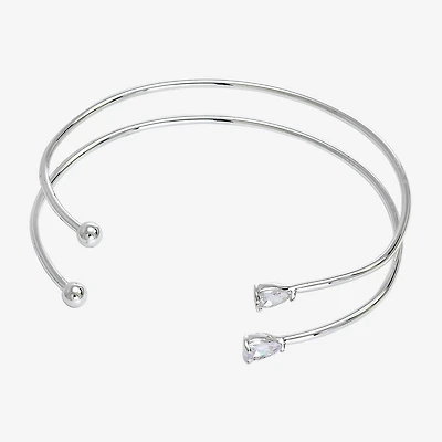 Sparkle Allure Womens -pc. Cubic Zirconia Pure Silver Over Brass Bracelet Set