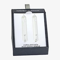 Sparkle Allure Womens -pc. Cubic Zirconia Pure Silver Over Brass Bracelet Set