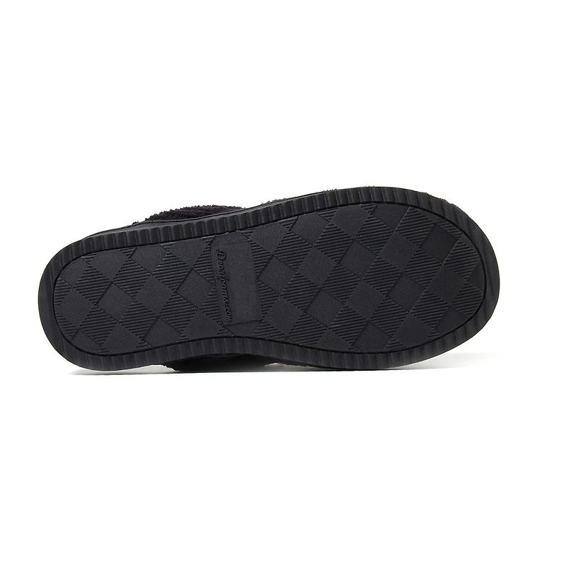 Dearfoams Serena Marled Chenille Scuff Womens Memory Foam Slip-On Slippers