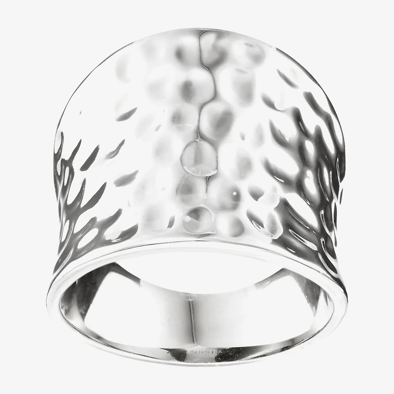 Sparkle Allure Womens Pure Silver Over Brass Band