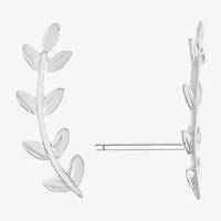 Silver Treasures Womens Sterling Silver Ear Climbers