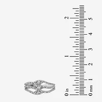 Limited Quantities! Womens 1/10 CT. T.W. Natural White Diamond Sterling Silver Cocktail Ring