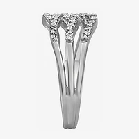 Limited Quantities! Womens 1/10 CT. T.W. Natural White Diamond Sterling Silver Cocktail Ring
