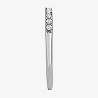 Limited Quantities! Womens 1/10 CT. T.W. Natural White Diamond Sterling Silver Wedding Band