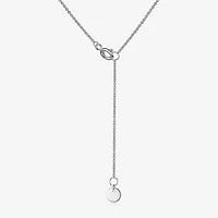 Womens Lab Created Red Ruby Sterling Silver 18 Inch Pendant Necklace
