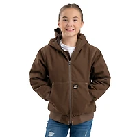Berne Little & Big Kid Unisex Hooded Heavyweight Quilted Jacket