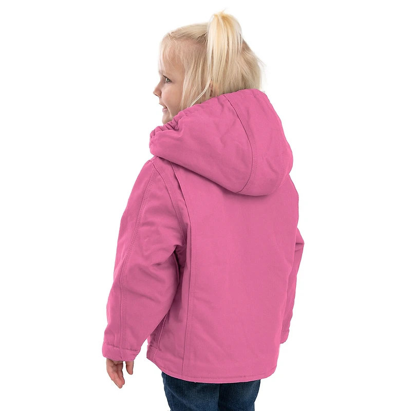 Berne Toddler Girls Hooded Heavyweight Quilted Jacket