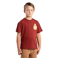 Berne Little & Big Kid Unisex Crew Neck Short Sleeve Moisture Wicking Active T-Shirt
