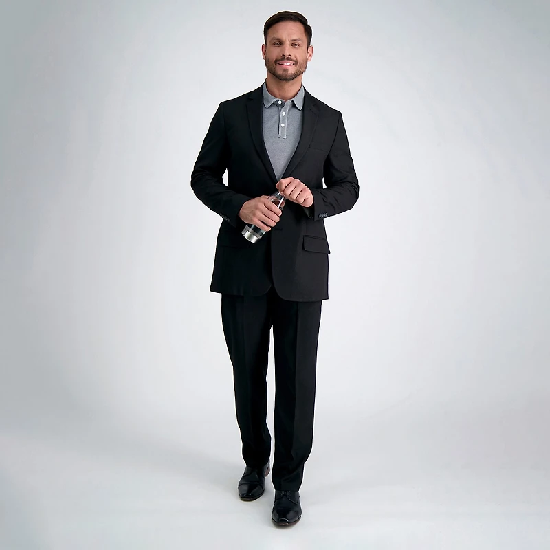Haggar Smart Wash Premium Mens Stretch Fabric Classic Fit Suit Jacket