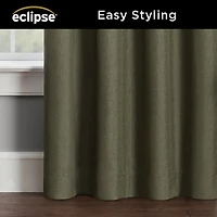 Eclipse Kendall Rod Pocket Blackout Single Curtain Panel
