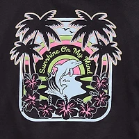 Thereabouts Little & Big Kid Girls Crew Neck Short Sleeve Boxy Fit Graphic T-Shirt