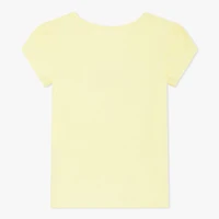 Champion Tie Front Big Kid Girls Round Neck Short Sleeve Regular Fit Graphic T-Shirt
