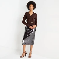 Worthington Womens Petite Midi Pencil Skirt