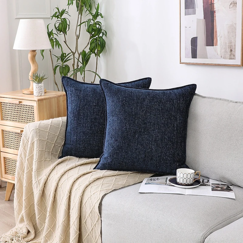 Chenille 20x20 Square Throw Pillow