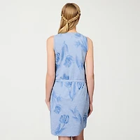 Free Country Womens Crew Neck Sleeveless A-Line Dress