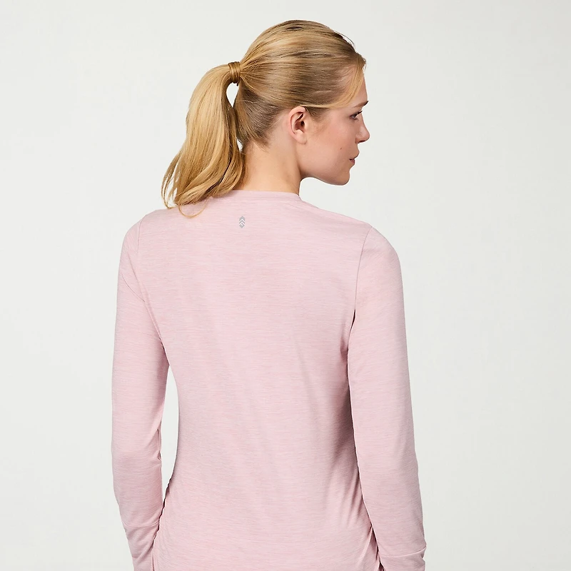 Free Country Womens Crew Neck Long Sleeve T-Shirt