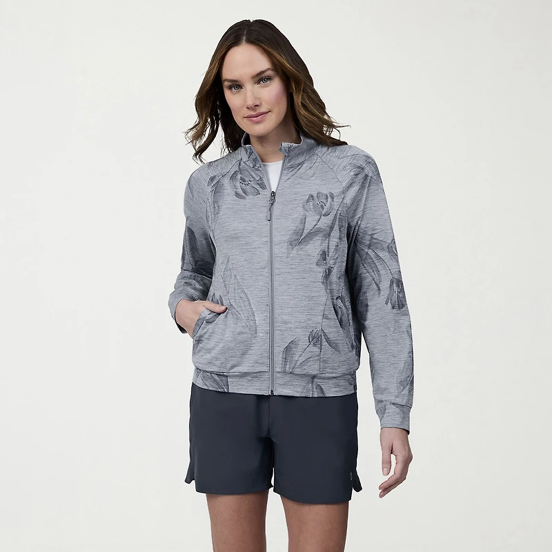 Free Country Womens Long Sleeve Zipper Hoodie