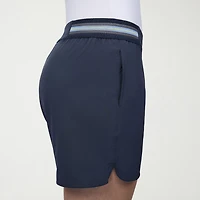 Free Country Womens Mid Rise Stretch Fabric Moisture Wicking Active Pull-On Short