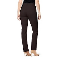 Gloria Vanderbilt Womens Misses Long High Rise Stretch Fabric Tapered Leg Jean