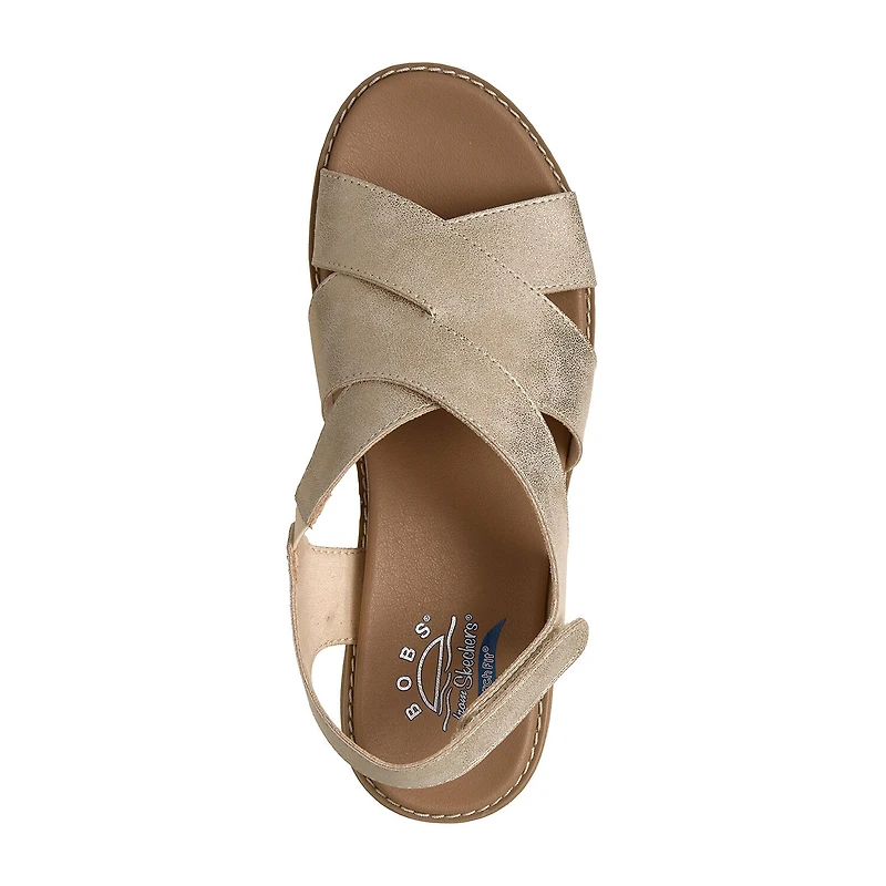 Skechers Bobs Womens Arch Fit Oasis Strap Sandals