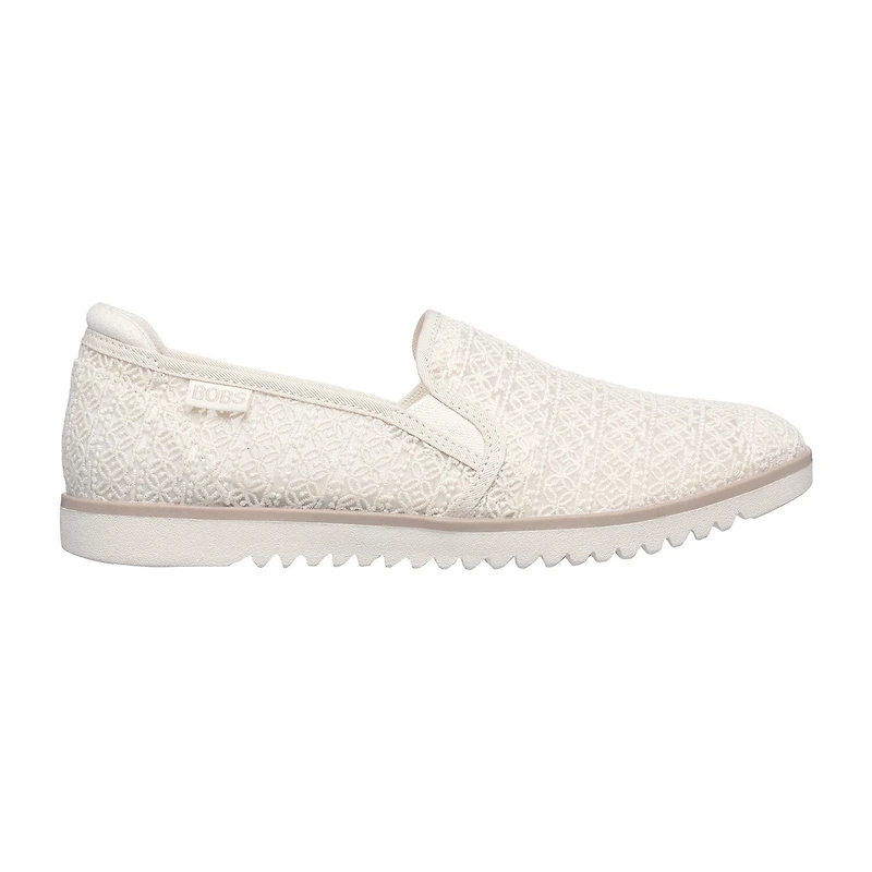 Skechers Bobs Flexpadrille Low Womens Almond Closed Toe Slip-On Shoe