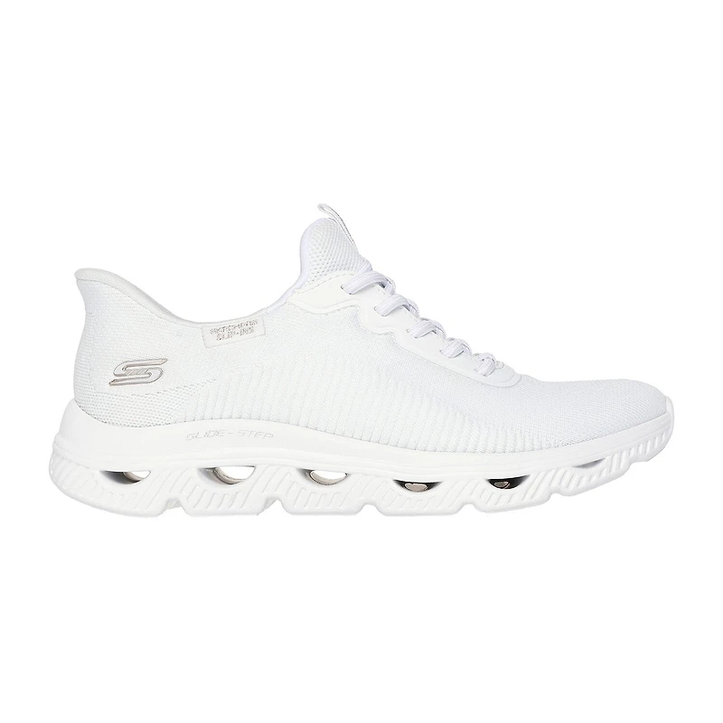 Skechers Bobs Hands Free Slip-Ins Sport Arc Wave Womens Slip-On Walking Shoes