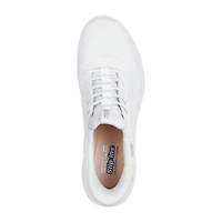 Skechers Bobs Hands Free Slip-Ins Sport Arc Wave Womens Slip-On Walking Shoes