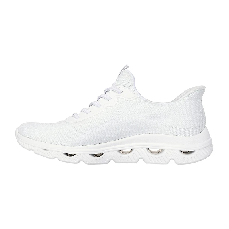Skechers Bobs Hands Free Slip-Ins Sport Arc Wave Womens Slip-On Walking Shoes