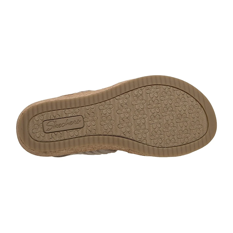 Skechers Womens Arch Fit Beverlee 2.0 Wedge Sandals