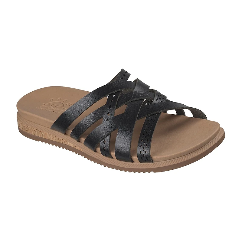 Skechers Bobs Womens Desert Low Kiss Strap Sandals