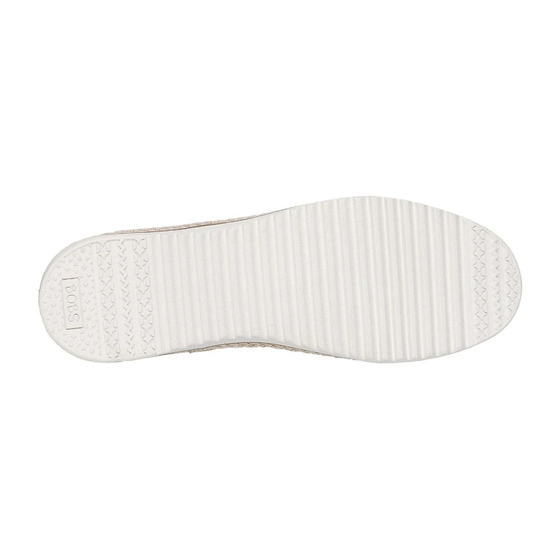 Skechers Bobs Flexpadrille Lo So Chic Womens Round Closed Toe Slip-On Shoe
