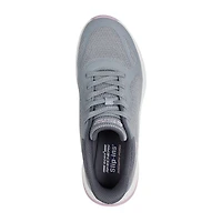 Skechers Bobs Hands Free Slip-Ins Sport Squad 4 Womens Slip-On Walking Shoes