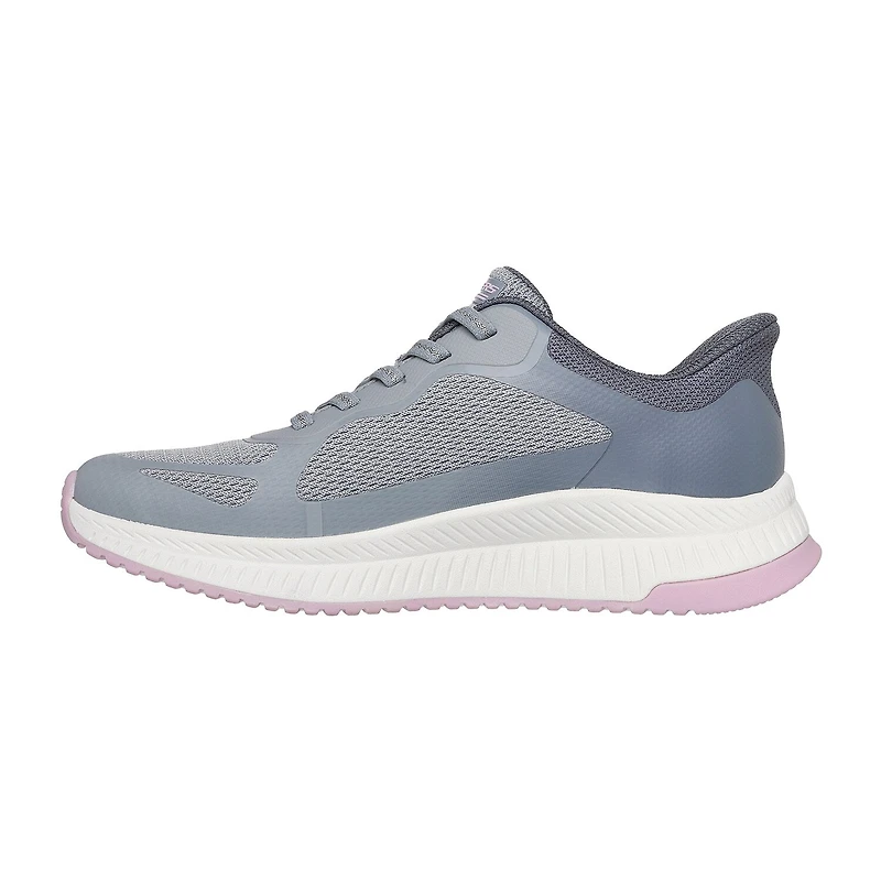 Skechers Bobs Hands Free Slip-Ins Sport Squad 4 Womens Slip-On Walking Shoes