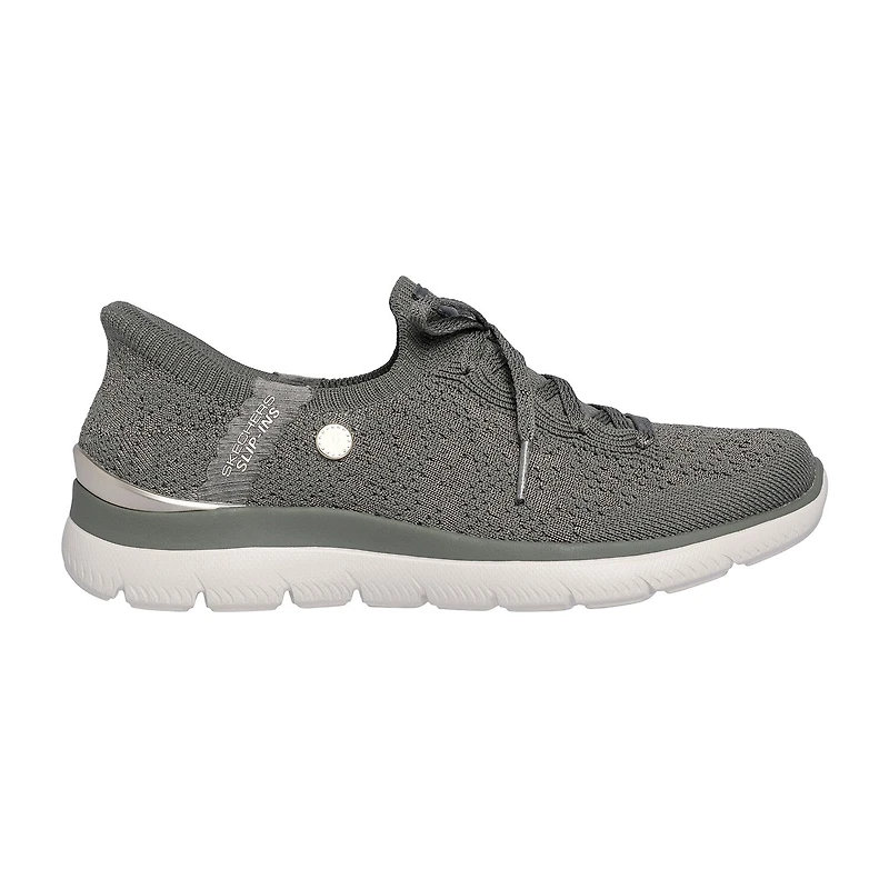 Skechers Hands Free Slip-Ins Martha Stewart Summits Floral Dreams Womens Slip-On Walking Shoes