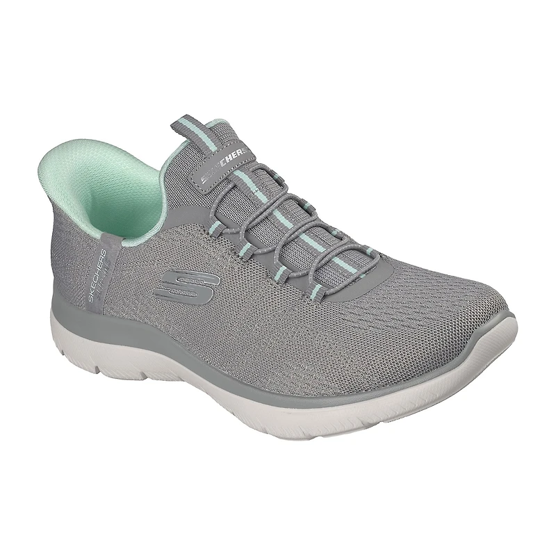 Skechers Hands Free Slip-Ins Summits Dream Chaser Womens Round Closed Toe Slip-On Shoe