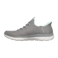 Skechers Hands Free Slip-Ins Summits Dream Chaser Womens Round Closed Toe Slip-On Shoe
