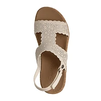 Skechers Womens Beverlee Arch Fit Wedge Sandals