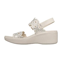 Skechers Womens Parallel Sass Daz Wedge Sandals