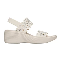Skechers Womens Parallel Sass Daz Wedge Sandals